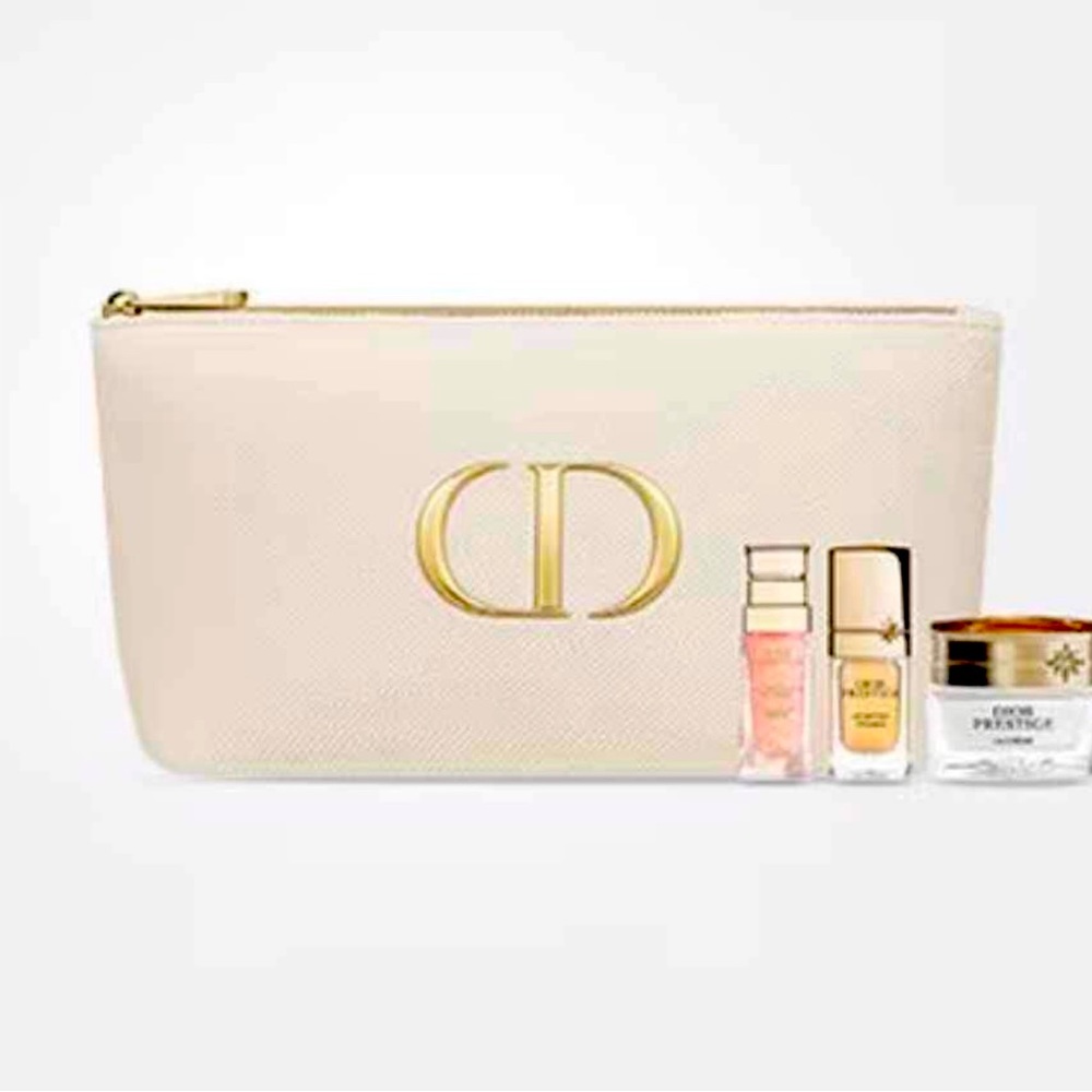 Dior Prestige Set - cosmetic bag & skincare minis